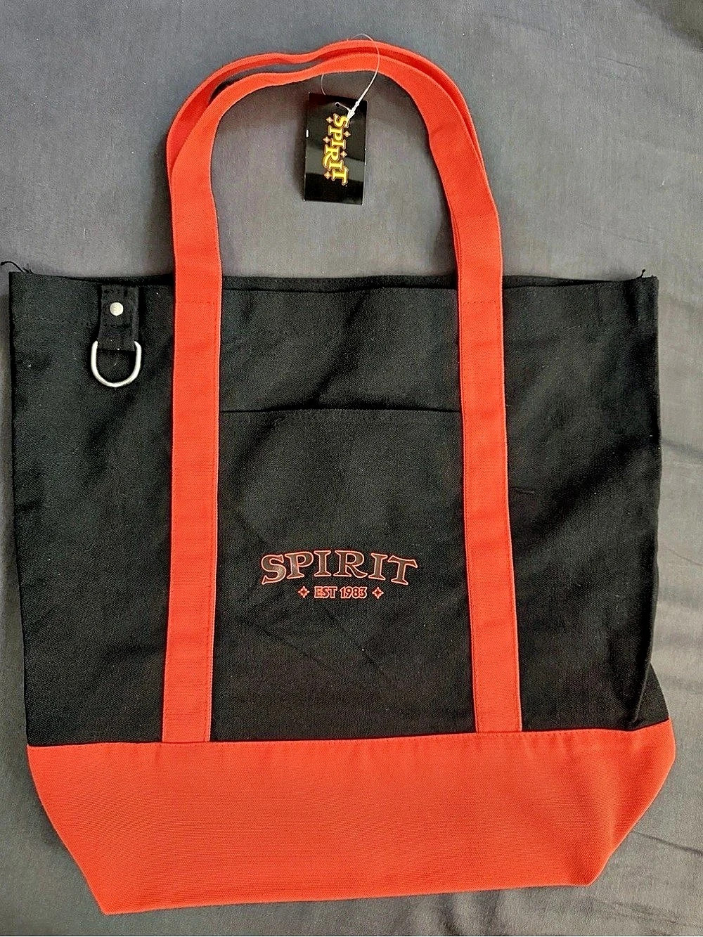 Spirit Halloween Tote Bag Red And Black NWT 2026